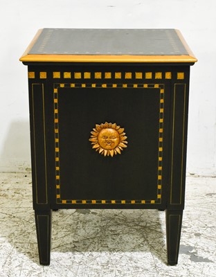Lot 54 - Modern Painted and Parcel Gilt Side Table