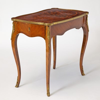 Lot 306 - Louis XV Style Kingwood Marquetry Table