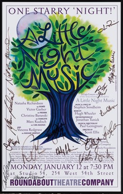 Lot 290 - Six posters and one photograph signed by cast members