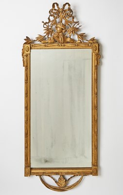 Lot 325 - Louis XVI Style Giltwood Mirror