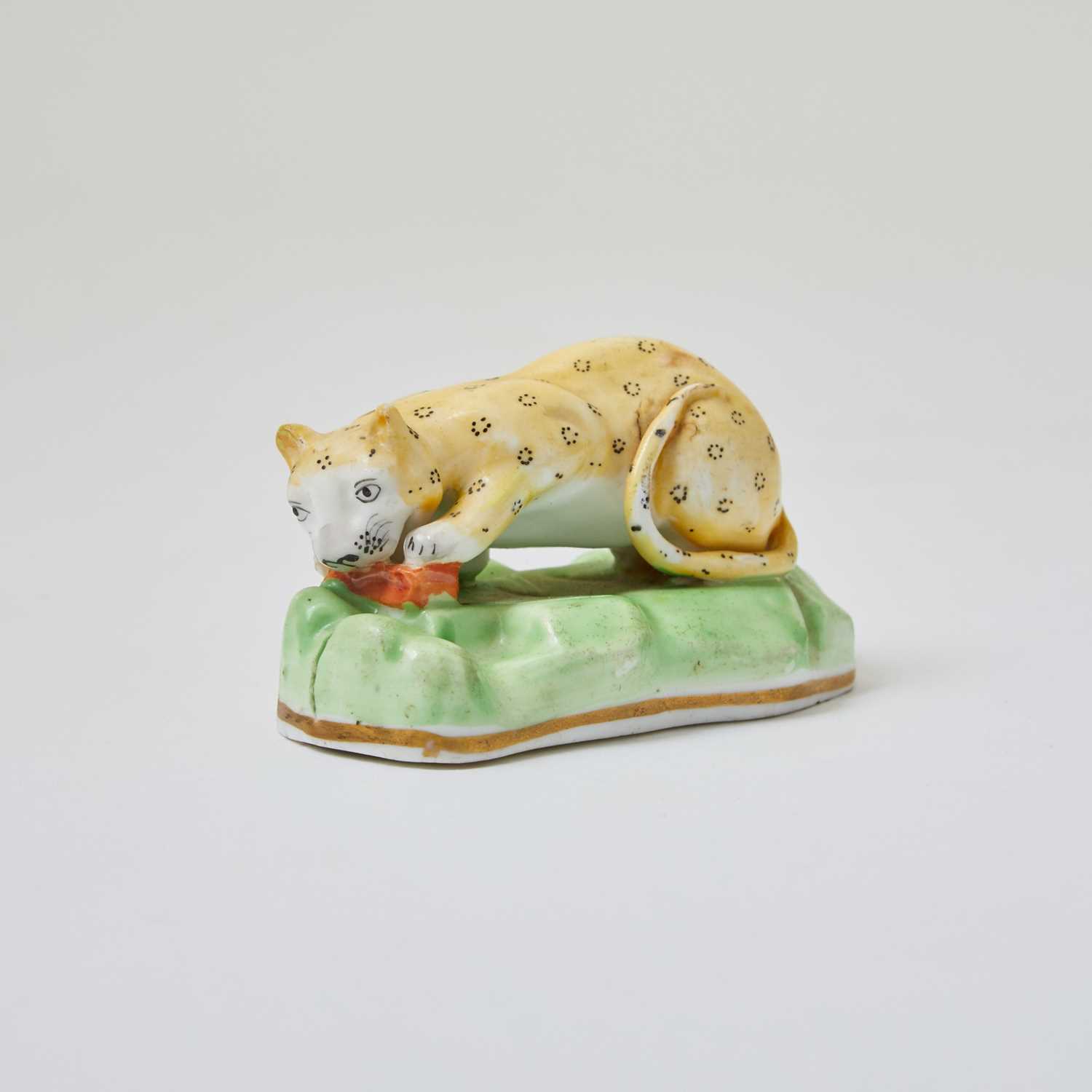 Lot 293 - Staffordshire Figure of a Leopard
