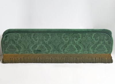 Lot 259 - Pair of Green Velvet Upholstered Sofas