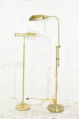 Lot 12 - 2 Brass Floor Lamps
