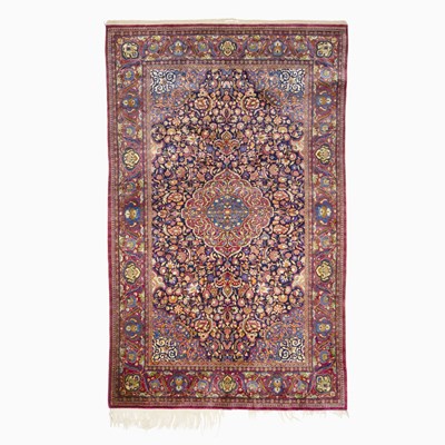 Lot 797 - Silk Kashan Rug