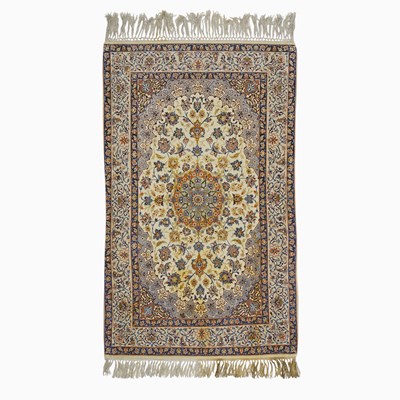 Lot 373 - Silk Warp Isfahan Rug