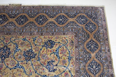 Lot 519 - Silk Warp Isfahan Carpet