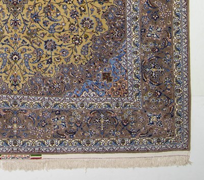 Lot 612 - Silk Warp Isfahan Carpet