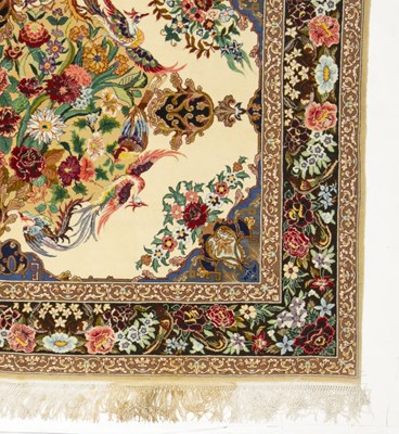 Lot 397 - Silk Warp Isfahan Rug