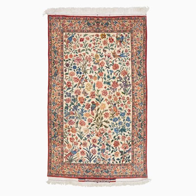 Lot 704 - Silk Warp Isfahan Rug