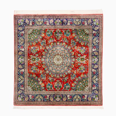 Lot 1018 - Qum Silk Rug