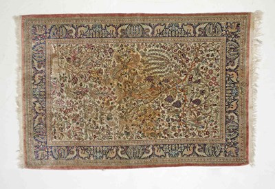 Lot 348 - Qum Silk Rug