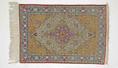 Lot 350 - Qum Wool Rug