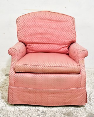 Lot 68 - Pink Upholstered Club Chair