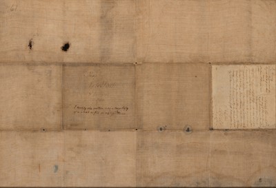 Lot 129 - The top sheet of the famous Ratzer Map - with additions relating to an 1810 real estate dispute