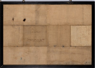 Lot 129 - The top sheet of the famous Ratzer Map - with additions relating to an 1810 real estate dispute