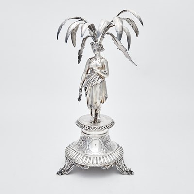 Lot 259 - Victorian Sterling Silver Figural Centerpiece