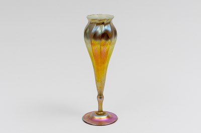Lot 1128 - Tiffany Gold Favrile Glass Vase