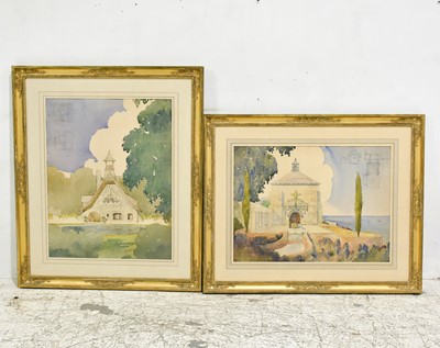 Lot 37 - Two Watercolors by Arthur Henry Feitel