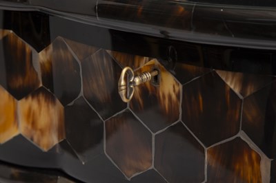 Lot 844 - Horn Clad Chest of Drawers