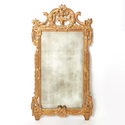 Lot 152 - Louis XVI Style Giltwood Mirror