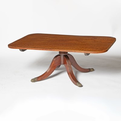 Lot 267 - Regency Style Inlaid Mahogany Low Table