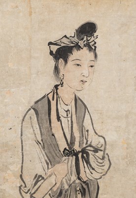 Lot 522 - A Chinese School Painting of a Woman