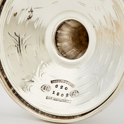 Lot 217 - Pair of Tiffany & Co Sterling Silver Candlesticks