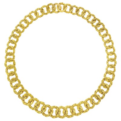 Lot 107 - Hermès Paris Gold Link Necklace