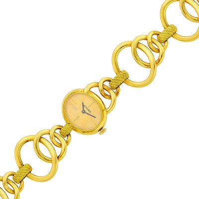 Lot 87 - Hermès Gold Wristwatch, France
