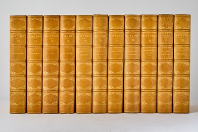Lot 614 - An immaculate set signed by Kipling and with original watercolors