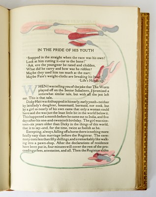 Lot 614 - An immaculate set signed by Kipling and with original watercolors
