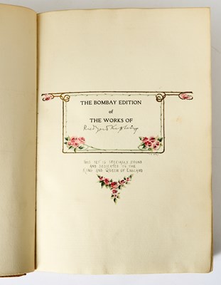 Lot 614 - An immaculate set signed by Kipling and with original watercolors
