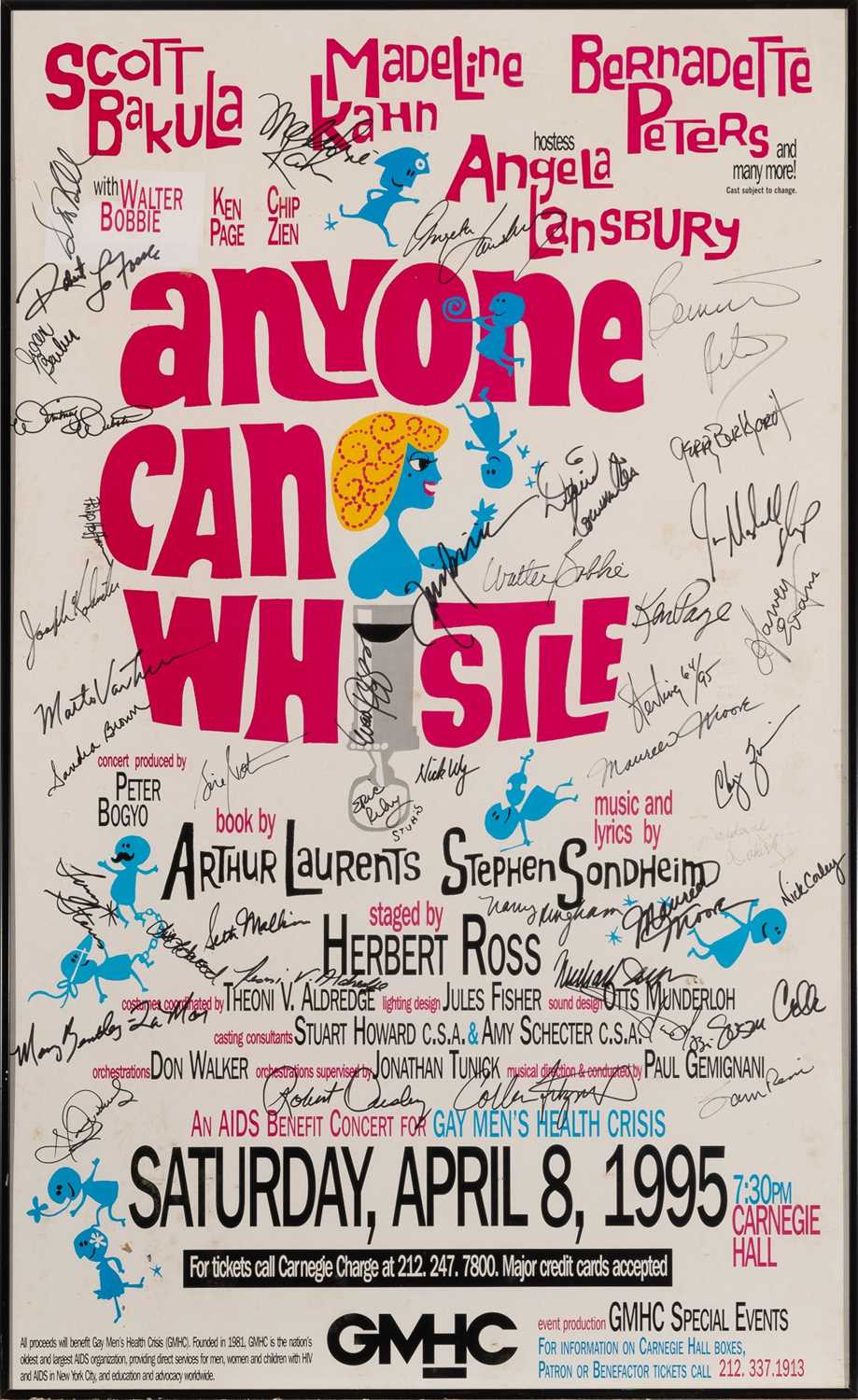 Lot 289 - Signed Anyone Can Whistle poster