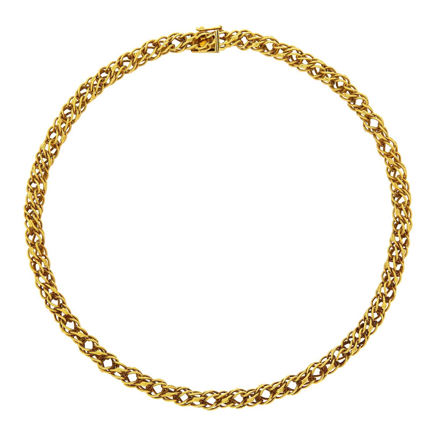 Lot 1123 - Tiffany & Co. Gold Chain Necklace