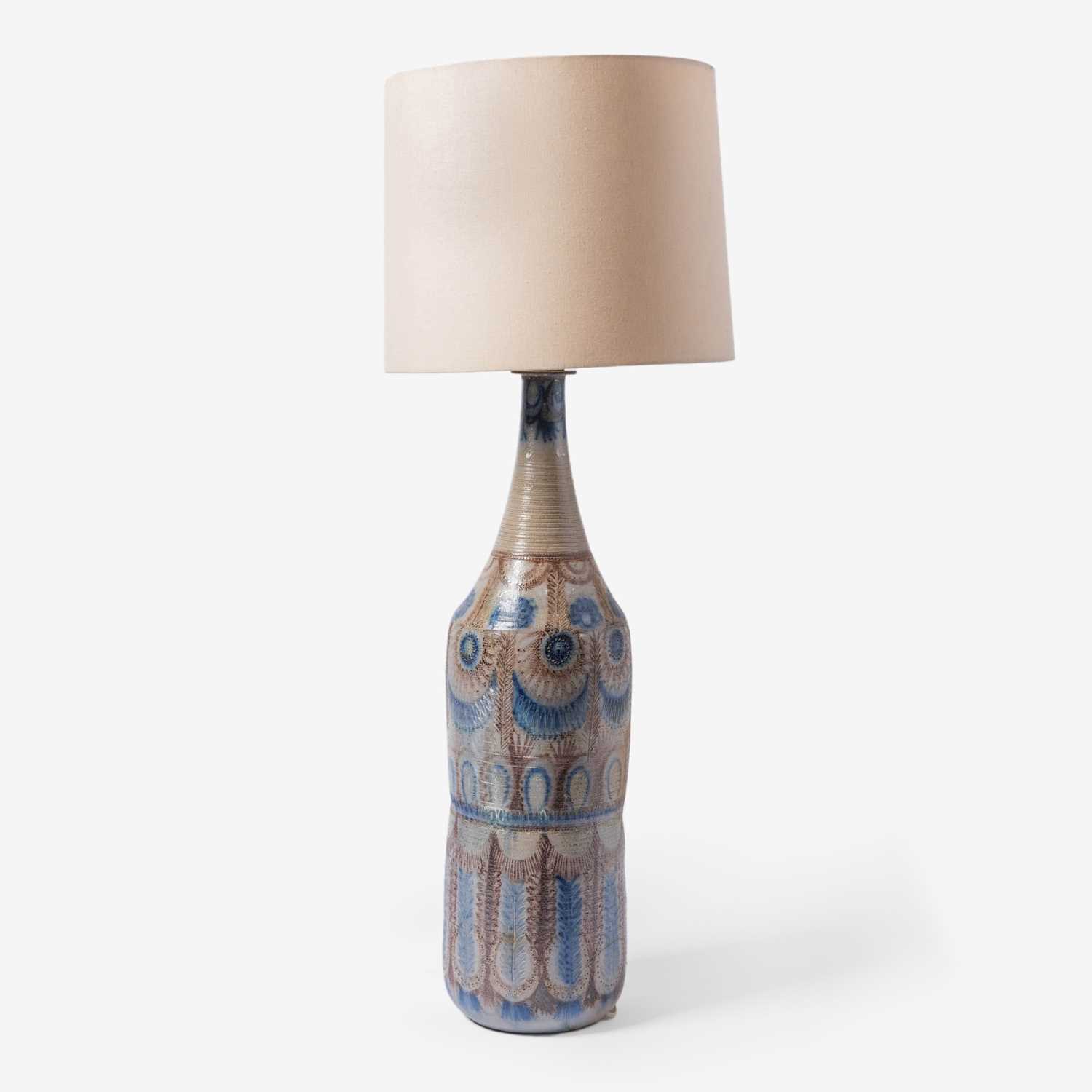 Lot 820 - Jean-Claude Courjeault Glazed Stoneware Table  Lamp