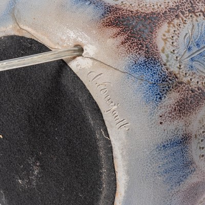 Lot 820 - Jean-Claude Courjeault Glazed Stoneware Table  Lamp