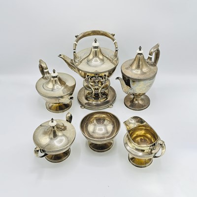 Lot 1179 - Gorham Sterling Silver Tea and Coffee Service