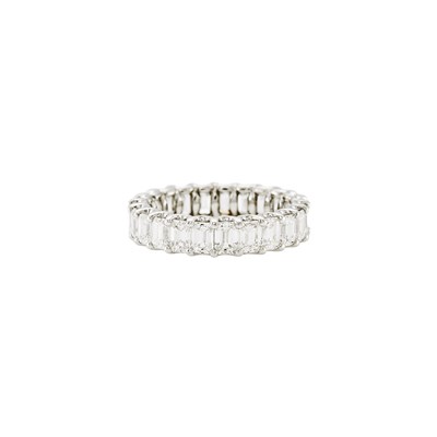 Lot 2188 - White Gold and Diamond Band Ring