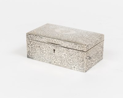 Lot 1185 - Tiffany & Co. Sterling Silver Jewelry Box