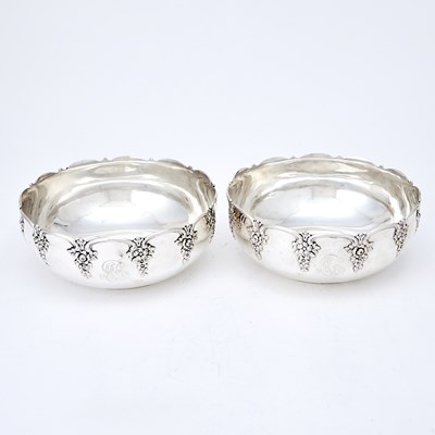 Lot 307 - Pair of Tiffany & Co. Sterling Silver Fruit Bowls