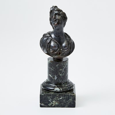 Lot 418 - Paduan Bronze Bust of a Woman