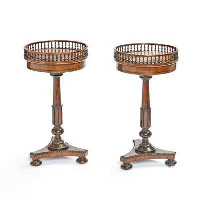 Lot 775 - Pair of William IV Rosewood Plant Stands