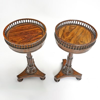 Lot 775 - Pair of William IV Rosewood Plant Stands