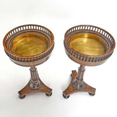 Lot 775 - Pair of William IV Rosewood Plant Stands