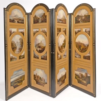 Lot 751A - The Northumberland Screen, a Victorian Four-Panel Screen