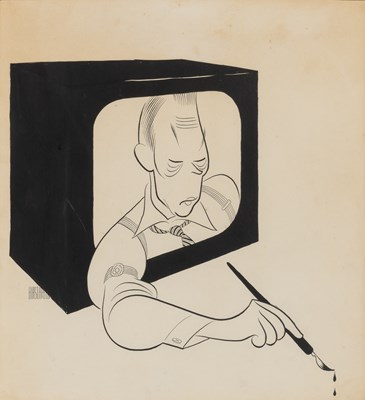 Lot 559 - An original Al Hirschfeld depicting comedian Fred Allen