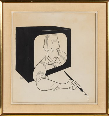 Lot 559 - An original Al Hirschfeld depicting comedian Fred Allen