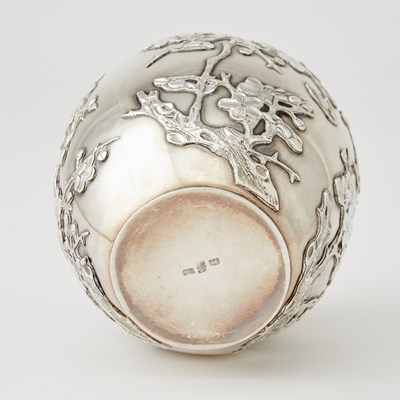 Lot 201 - Chinese Export Silver Tea Caddy