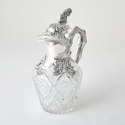 Lot 700 - Russian Silver-Mounted Cut Glass Decanter
