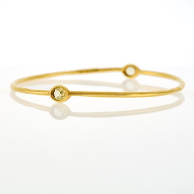 Lot 134 - Ippolita Gold and Citrine Bangle Bracelet
